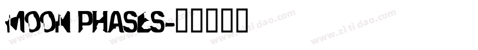 Moon Phases字体转换